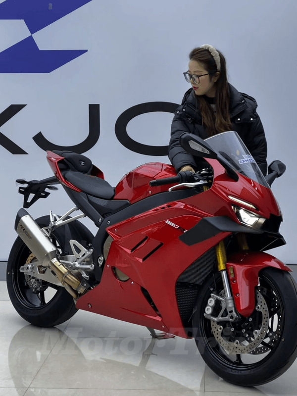 Ducati K!ller?? New ZXmoto 820RR Red Supersport is Here #ducati #zxmoto #fyp #motorcycle #heavybike