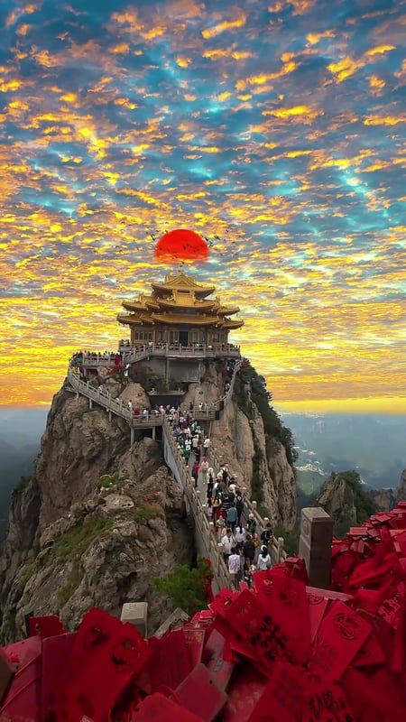 中國河南洛陽老君山 Mount laojun in luoyang henan China #beautiful #China #chinatravel #fyp #laojunshan